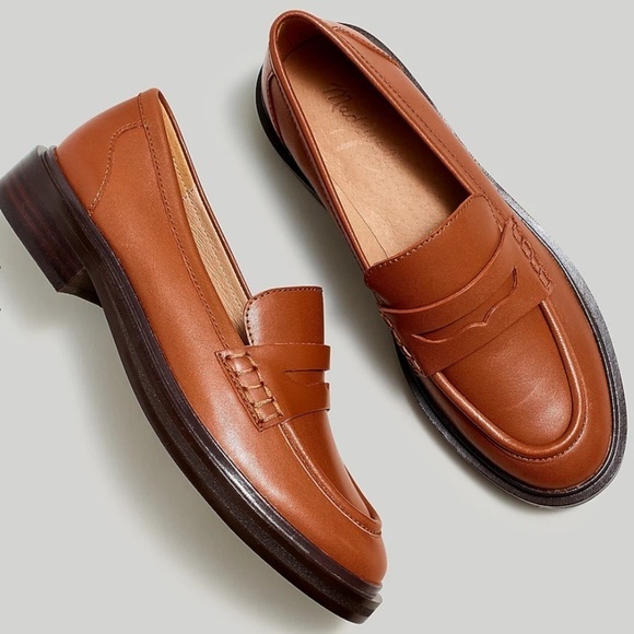 Madewell Shoes - Madewell Vernon Brown Leather Loafers